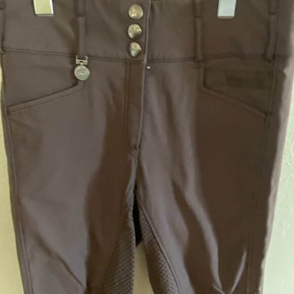 Pikeur Women’s Full Seat Grip Breeches — Brown / Taupe — Size 84 (US 30L) - Picture 2 of 15